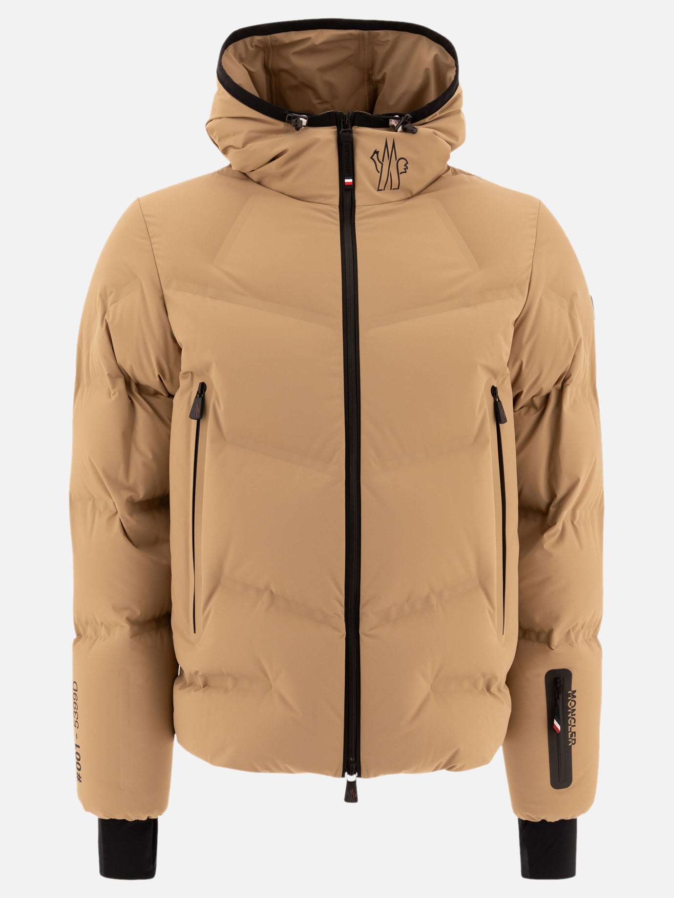 Down jackets Solid colour  Beige - Moncler Grenoble Men | PDP | VIETTI Online Store | Zoom-Modal
