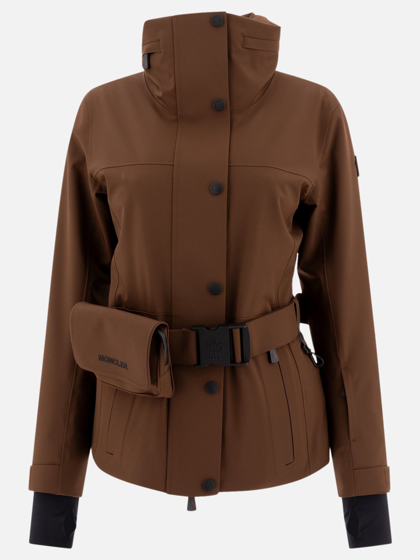 Technical jackets Solid colour  Brown - Moncler Grenoble Women | PDP | VIETTI Online Store | Zoom-Modal
