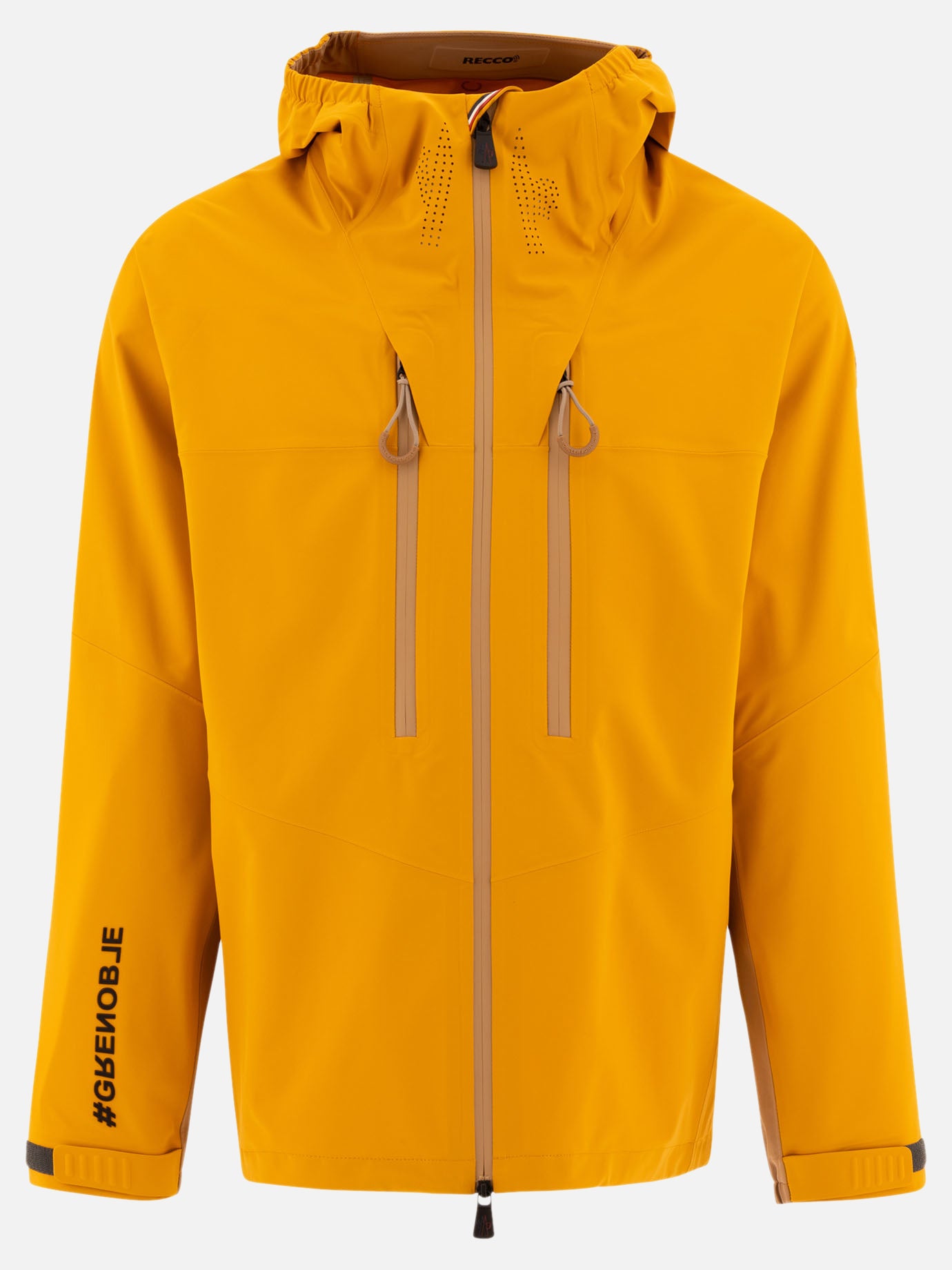 Technical jackets Solid colour  Yellow - Moncler Grenoble Men | PDP | VIETTI Online Store | Zoom-Modal
