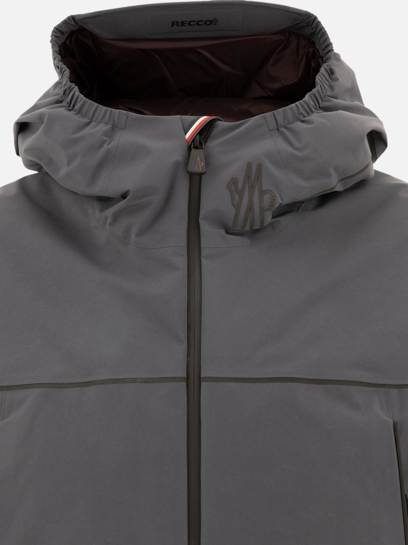 Moncler Grenoble "Thusis" ultralight down jacket Grey