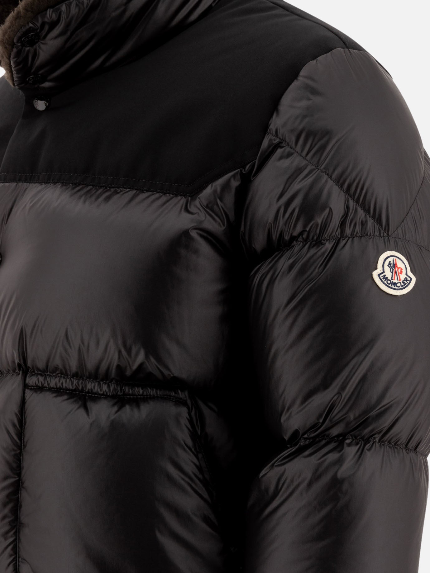 Down jackets Solid colour  Black - Moncler Men | PDP | VIETTI Online Store | Zoom-Modal_4
