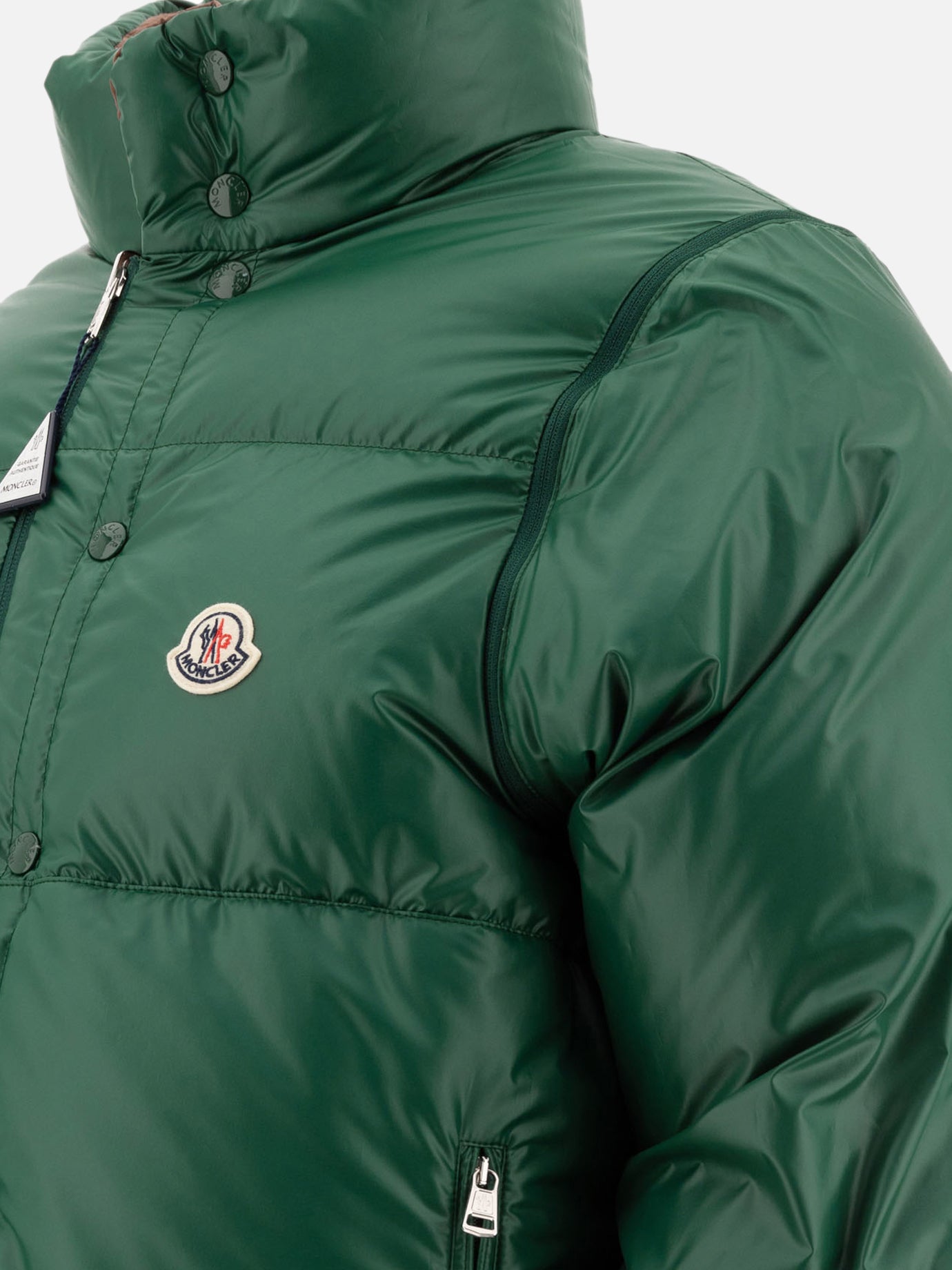 Down jackets Solid colour  Brown - Moncler Men | PDP | VIETTI Online Store | thumbnail_6