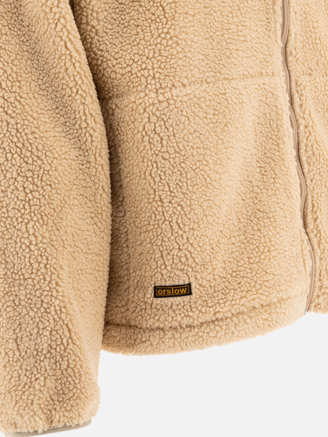 Shearling jackets Solid colour  Beige - OrSlow Men | PDP | VIETTI Online Store | thumbnail_4