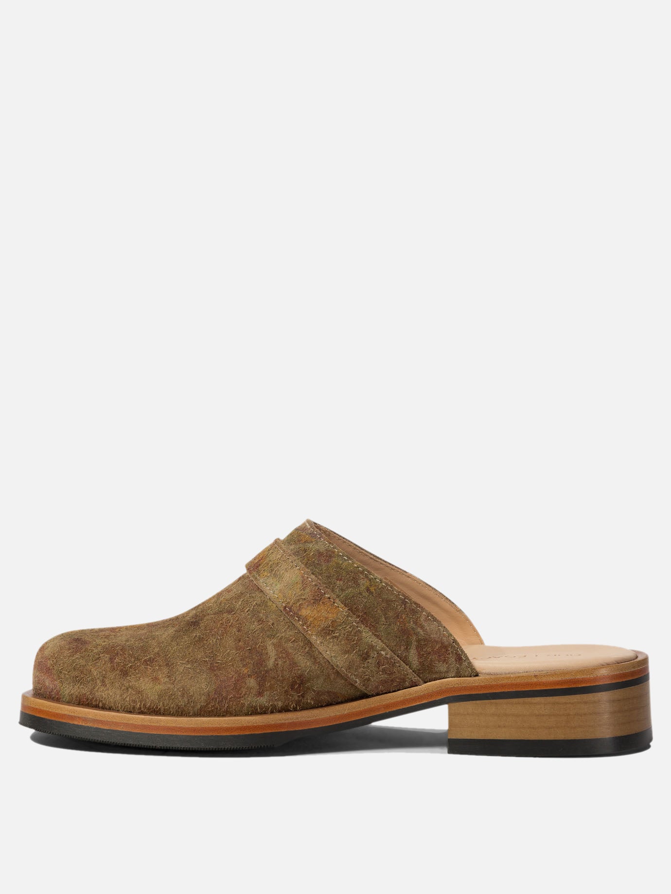 Our Legacy "Camion Mule" slippers Brown