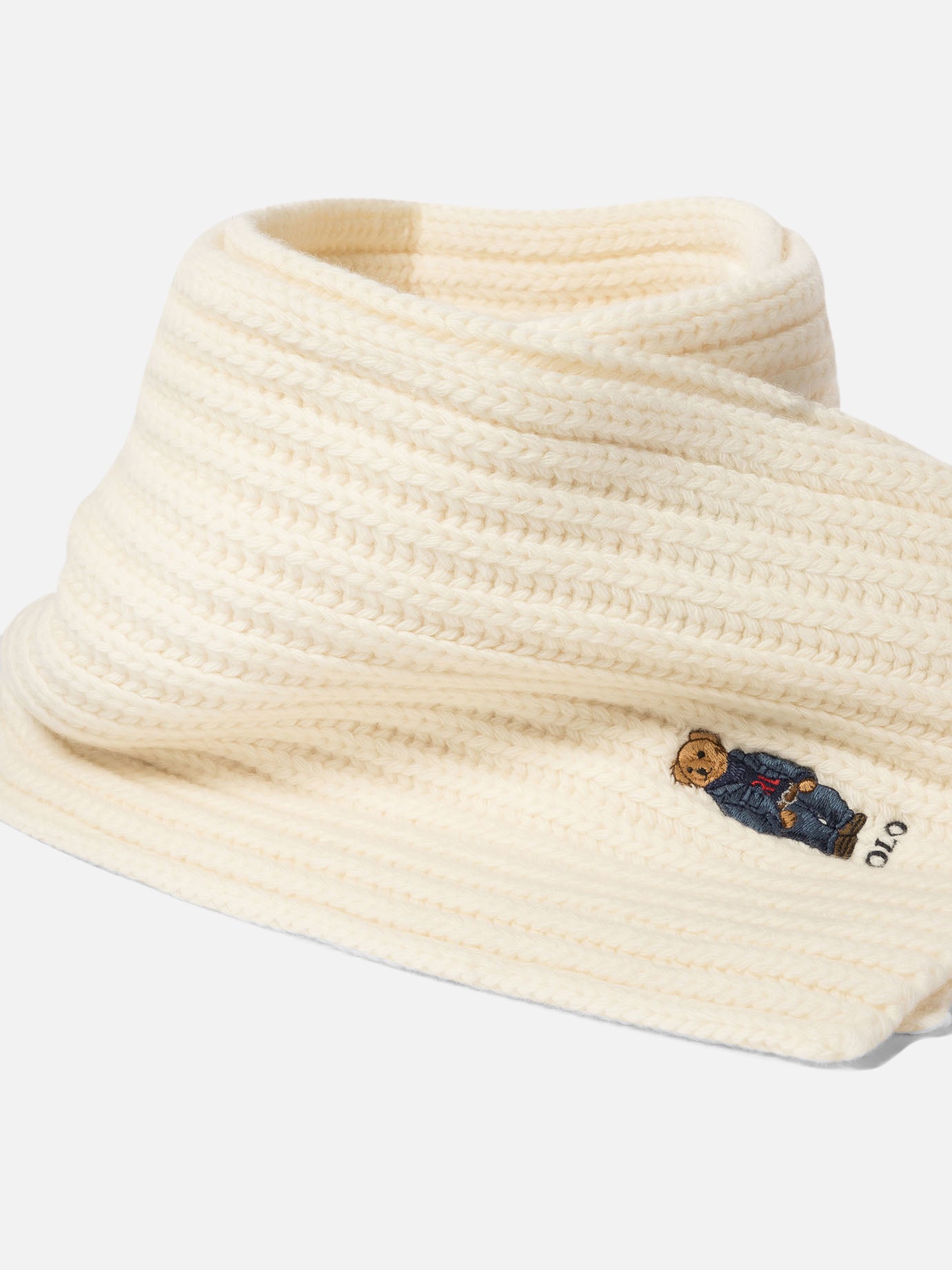 Polo Ralph Lauren "Polo Bear" scarf Beige