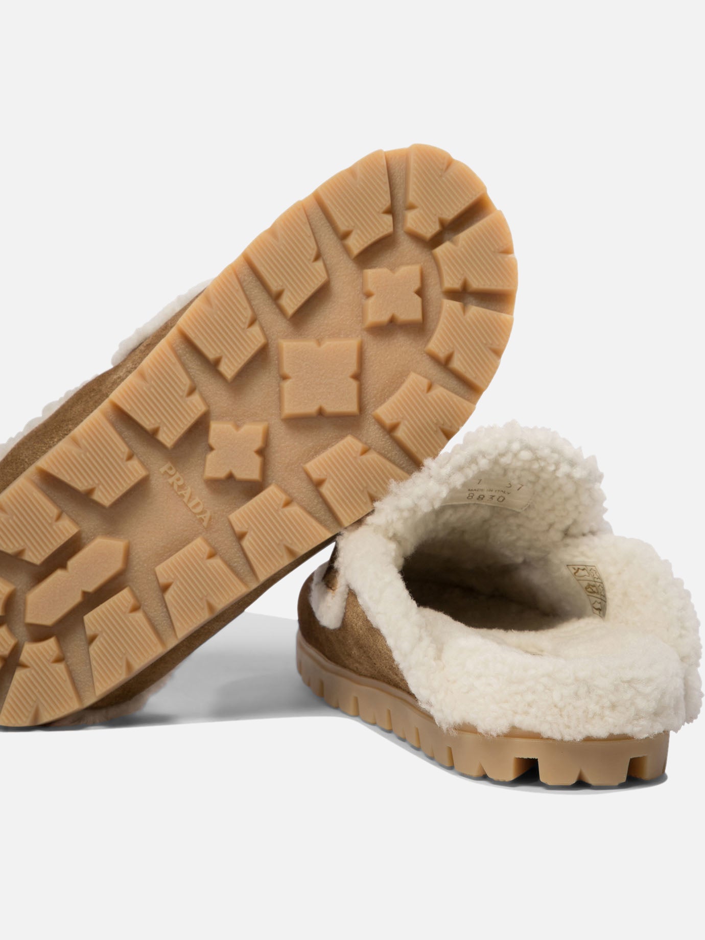 Shearling slippers