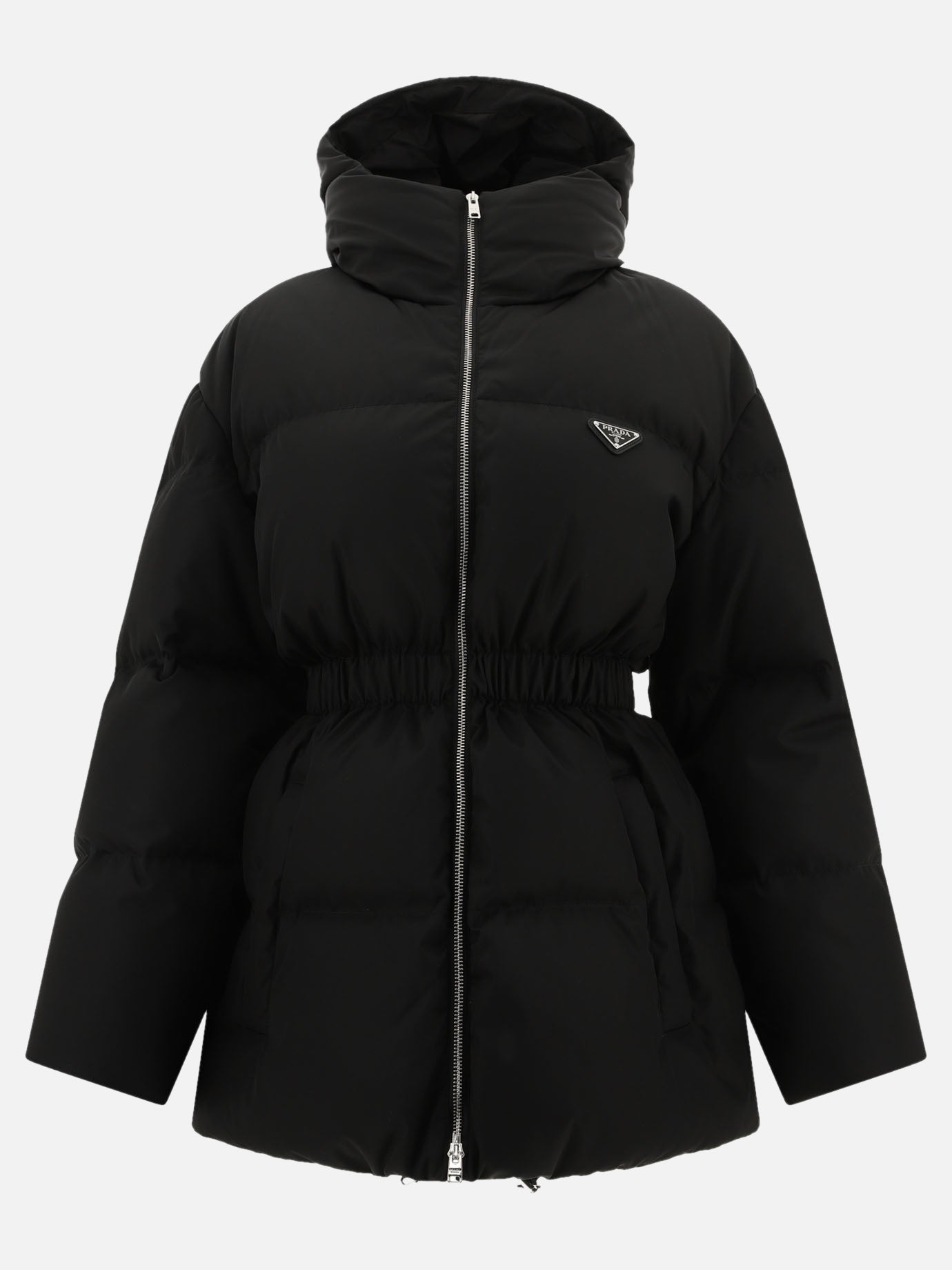 Down jackets Solid colour  Black - Prada Women | PDP | VIETTI Online Store | thumbnail