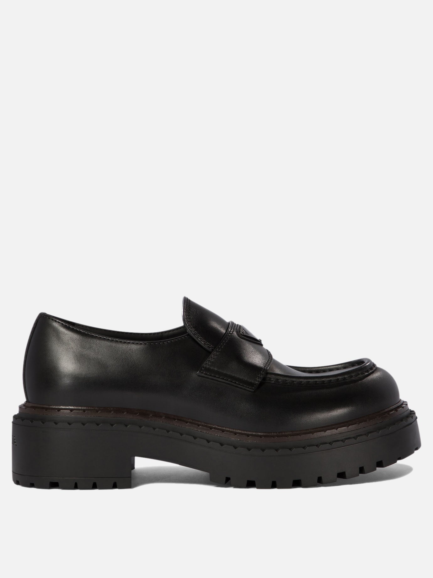 Prada Leather loafers Black