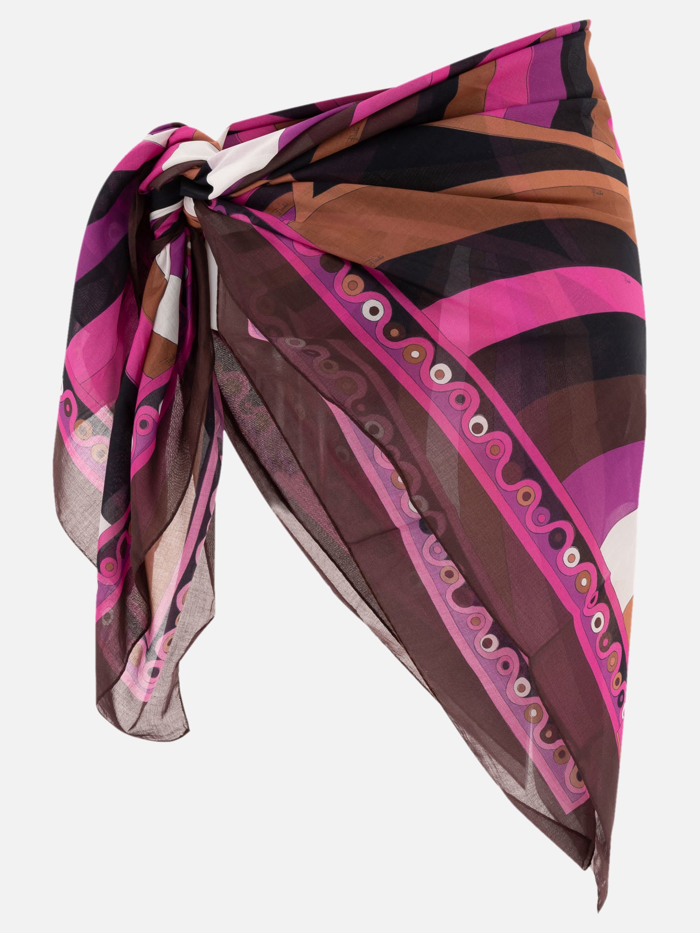 Beach dresses 100% cotton  Fuchsia - Pucci Women | PDP | VIETTI Online Store | Zoom-Modal_2
