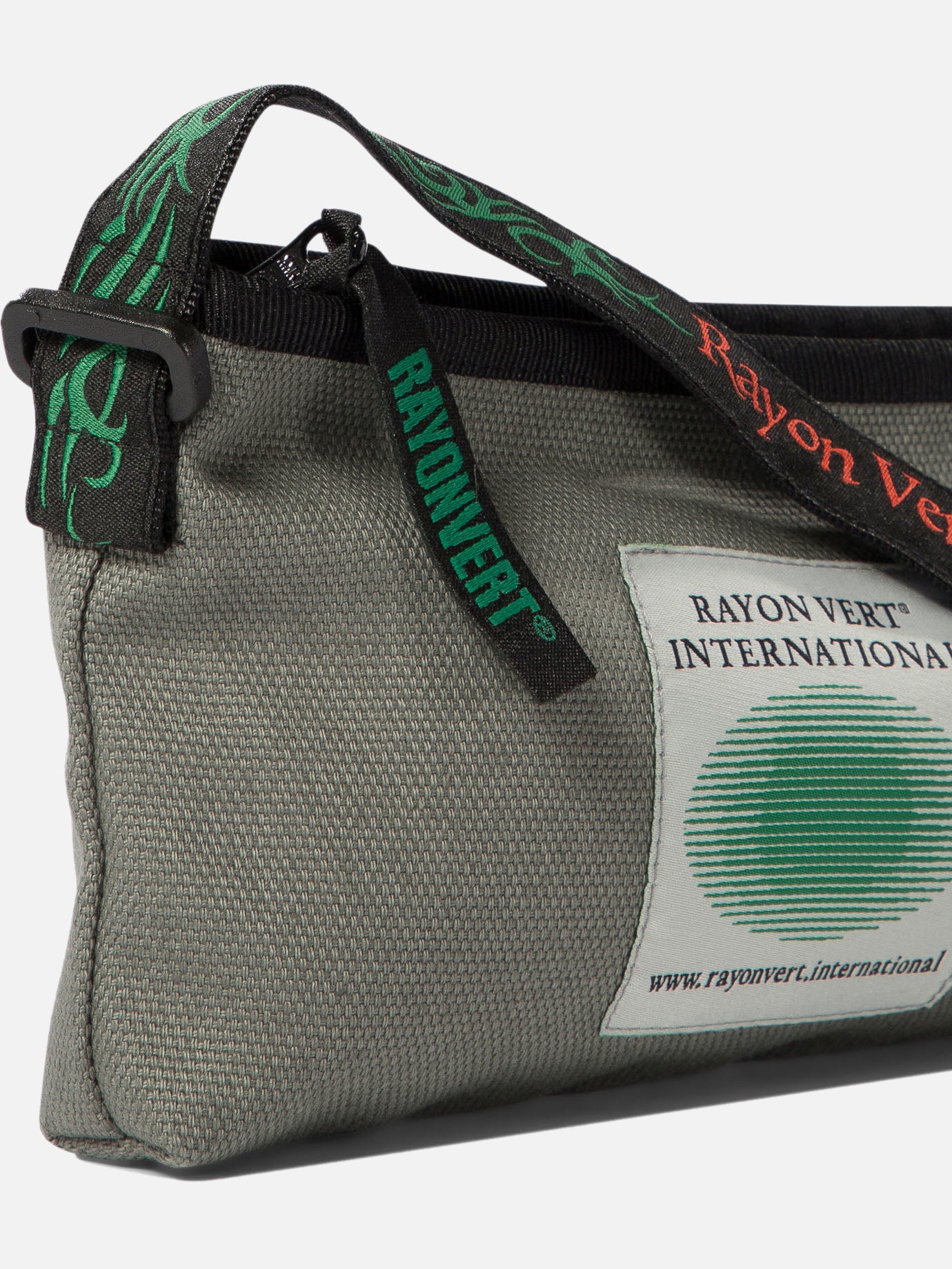 Rayon Vert "Paccheri" crossbody bag Grey