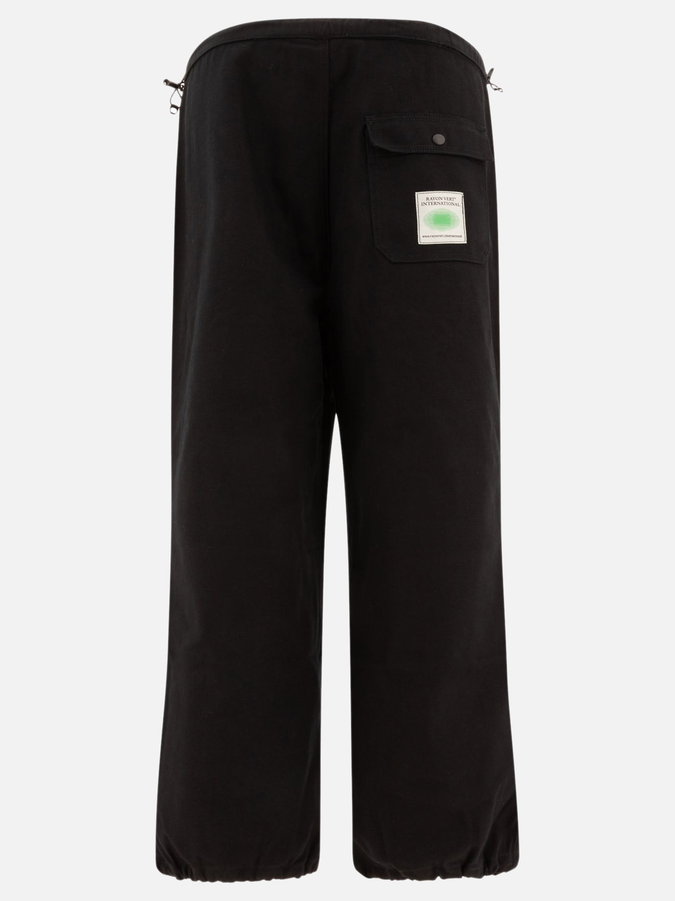 Rayon Vert "Racoon" trousers Black