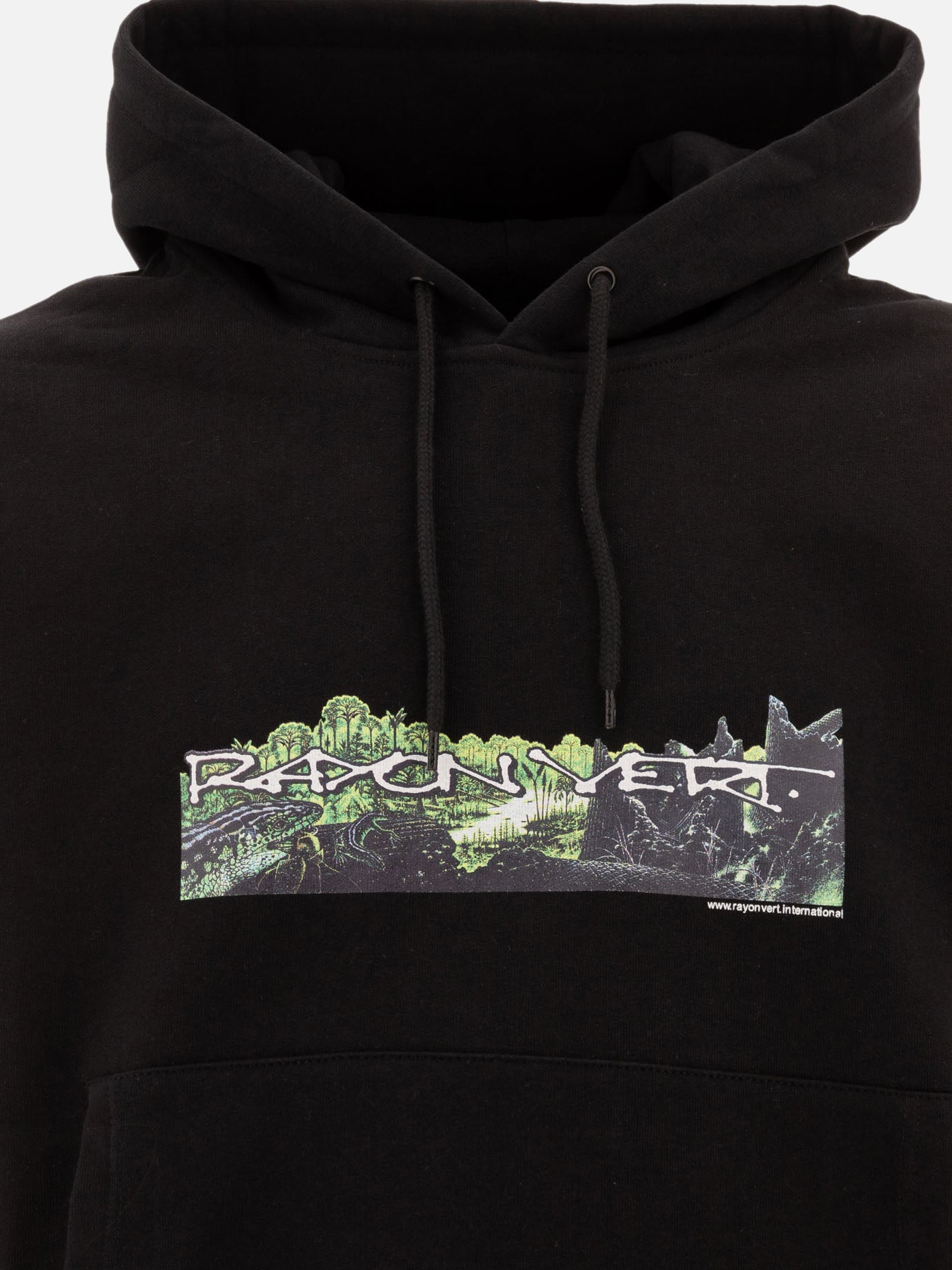 Rayon Vert "Mesozoic" hoodie Black