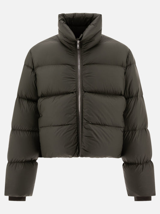 Down jackets Solid colour  Green - Rick Owens Men | PLP | VIETTI Online Store 
