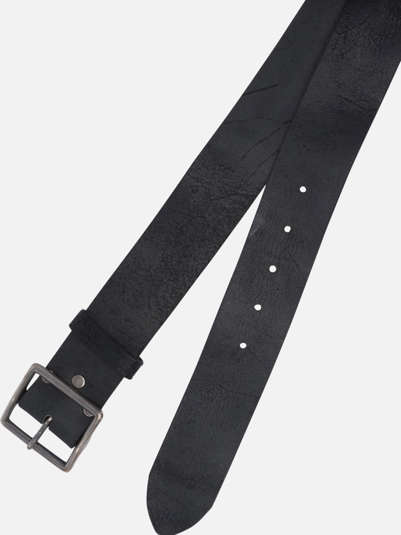 RRL by Ralph Lauren Vintage leather belt 17034210_34 Black thumbnail_2