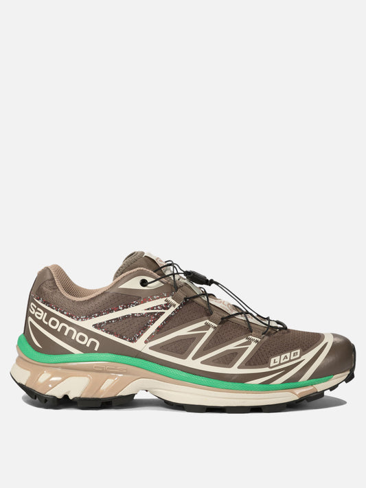 Low top sneakers 80% polyamide 20% leather 100% rubber  Brown - Salomon Men | PLP | VIETTI Online Store 
