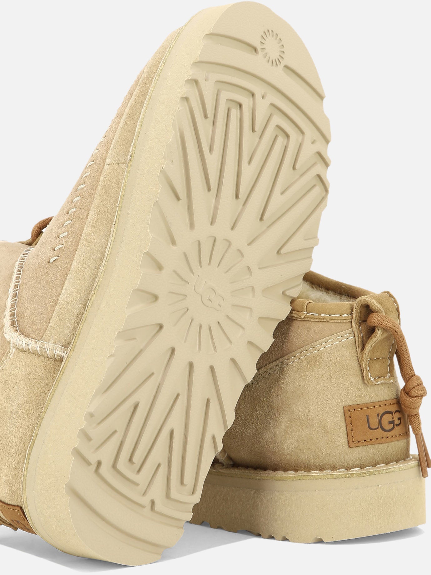 Pull-on boots 100% leather - 100% rubber  Beige - Ugg Women | PDP | VIETTI Online Store | thumbnail_5