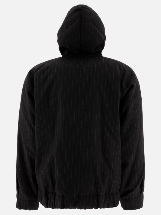 Quilted & Utility Jackets Pinstriped  Black - Sacai Men | PLP | VIETTI Online Store | 2
