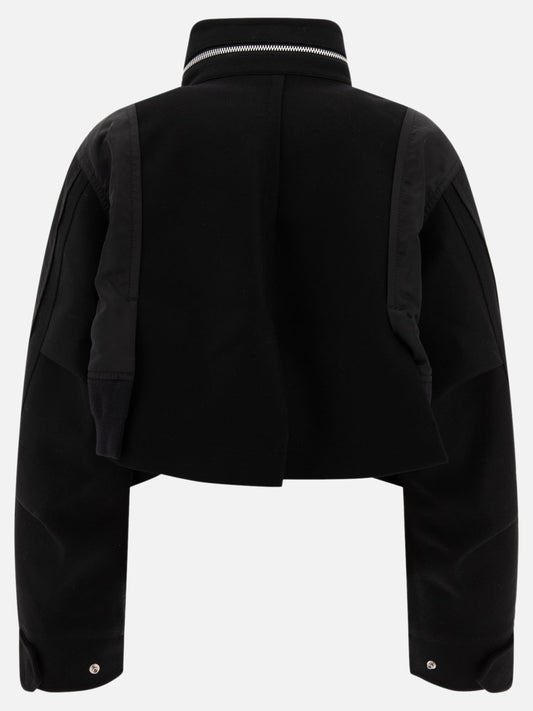 Bomber jackets Solid colour  Black - Sacai Women | PLP | VIETTI Online Store | 2
