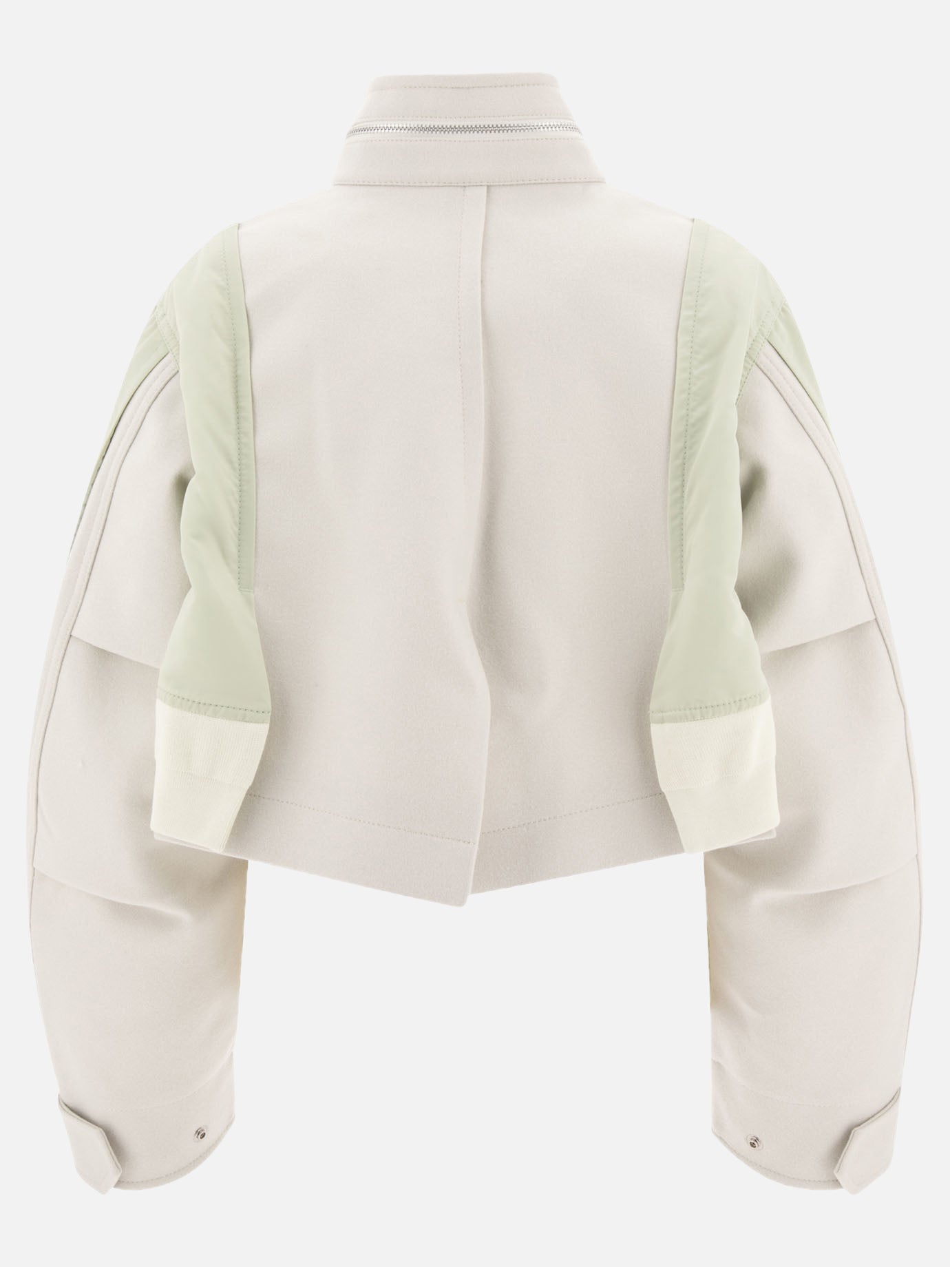 Bomber jackets Solid colour  Green - Sacai Women | PDP | VIETTI Online Store | thumbnail_2