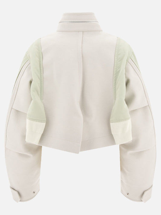 Bomber jackets Solid colour  Green - Sacai Women | PLP | VIETTI Online Store | 2
