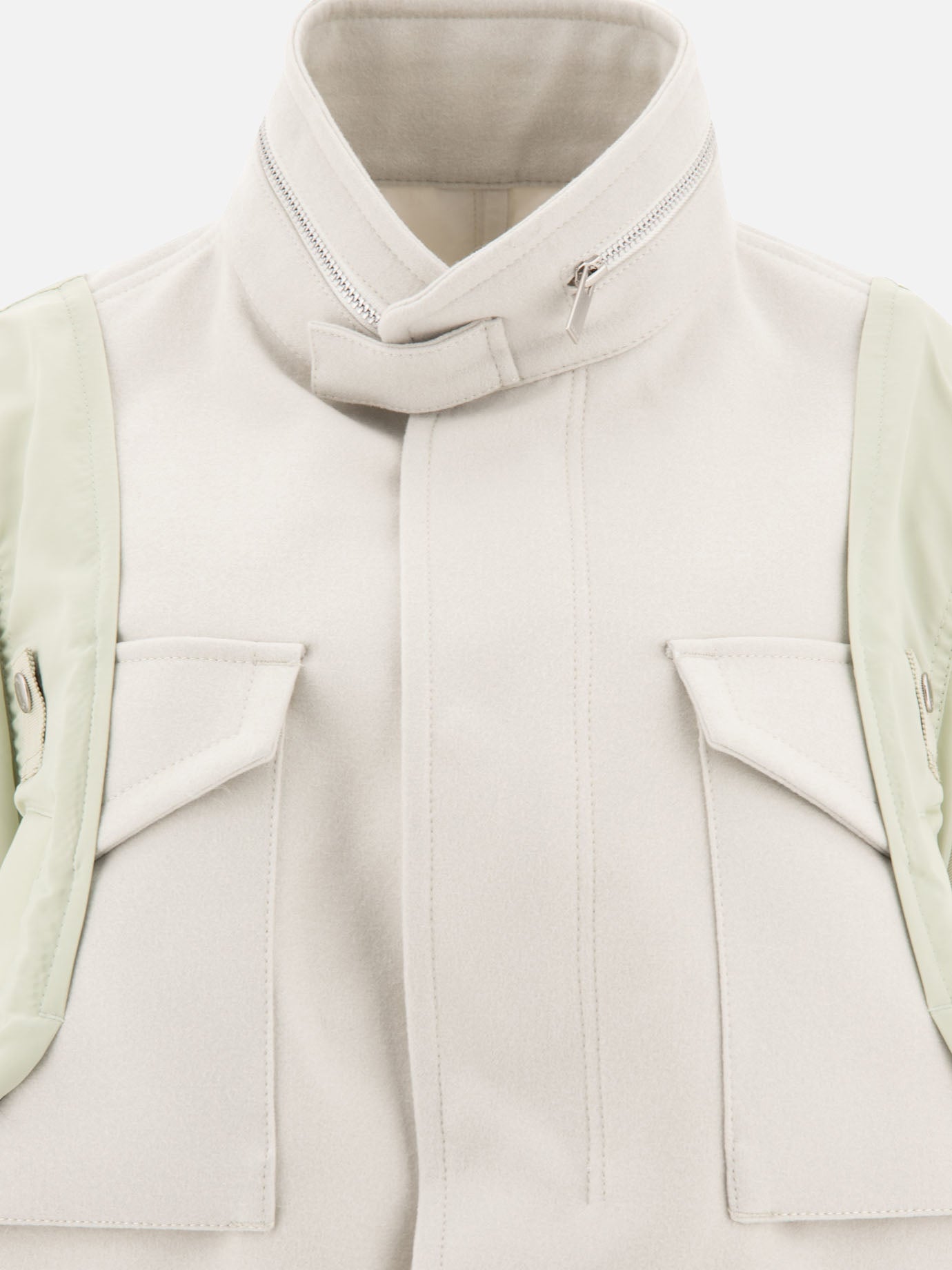 Bomber jackets Solid colour  Green - Sacai Women | PDP | VIETTI Online Store | Zoom-Modal_3
