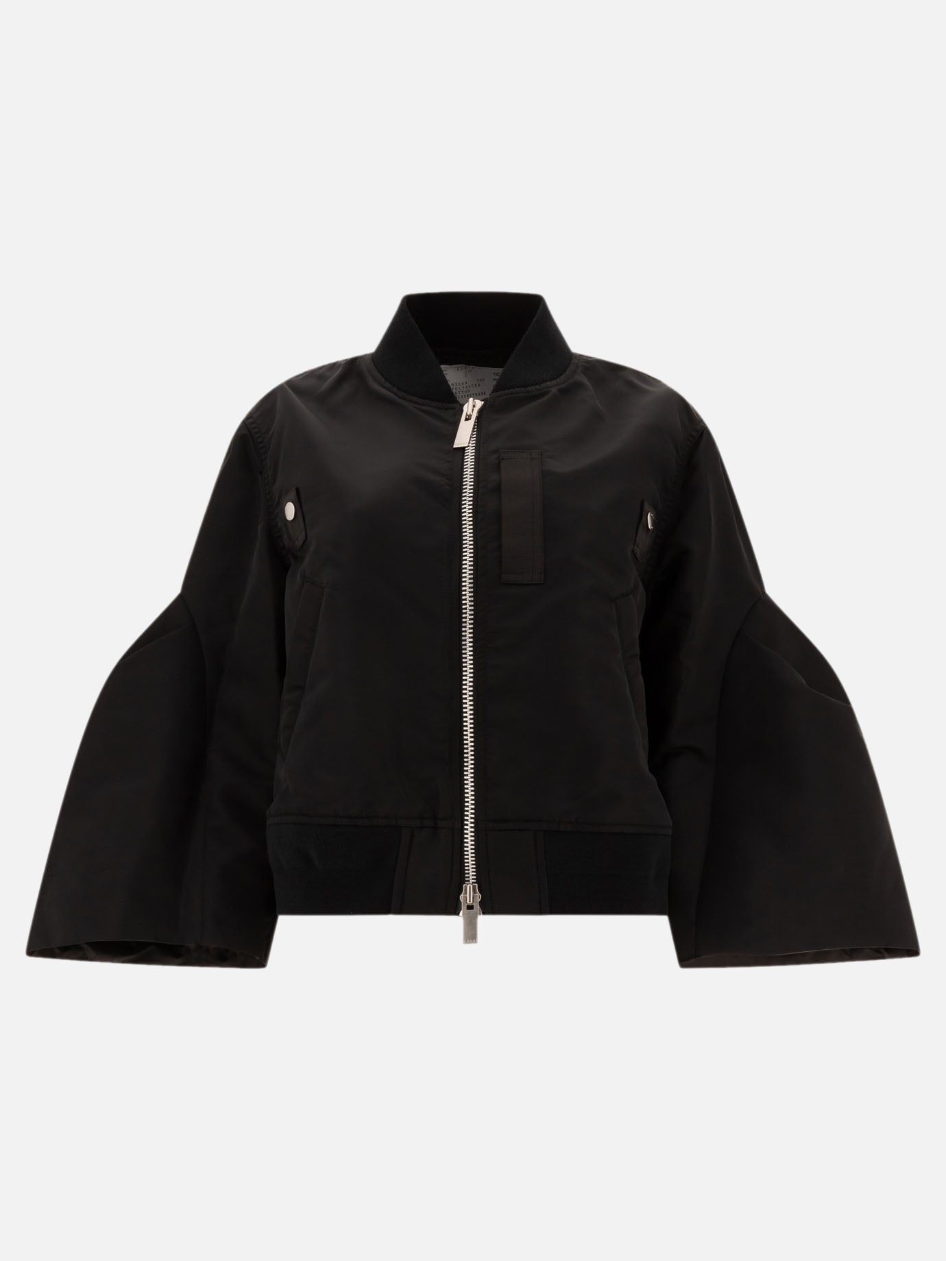 Bomber jackets Solid colour  Black - Sacai Women | PDP | VIETTI Online Store | thumbnail