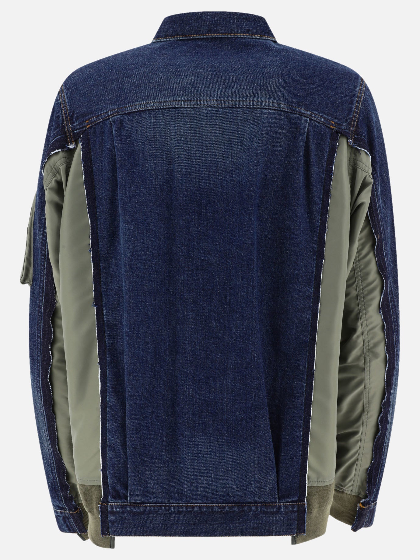 Denim jackets 100% cotton  Blue - Sacai Men | PDP | VIETTI Online Store | Zoom-Modal_2
