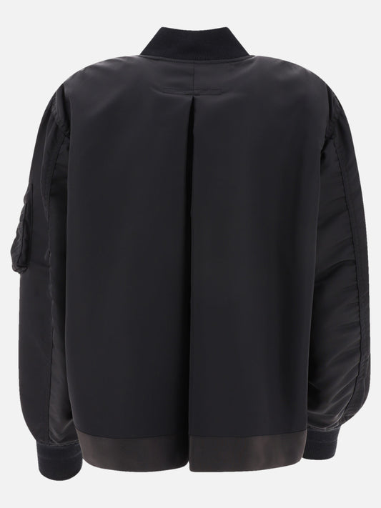Bomber jackets 100% nylon  Black - Sacai Women | PLP | VIETTI Online Store | 2
