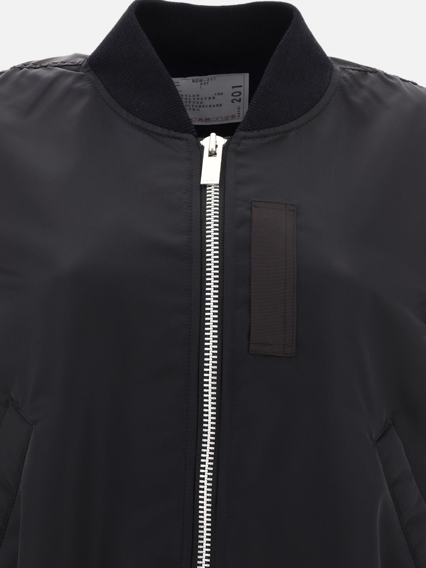 Bomber jackets 100% nylon  Black - Sacai Women | PDP | VIETTI Online Store | thumbnail_3