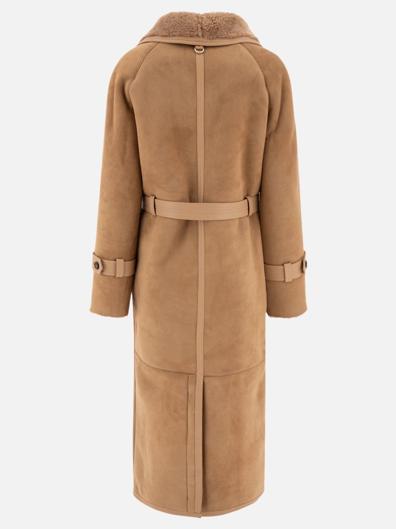 Long coats Solid colour  Beige - Saks Potts Women | PDP | VIETTI Online Store | thumbnail_2