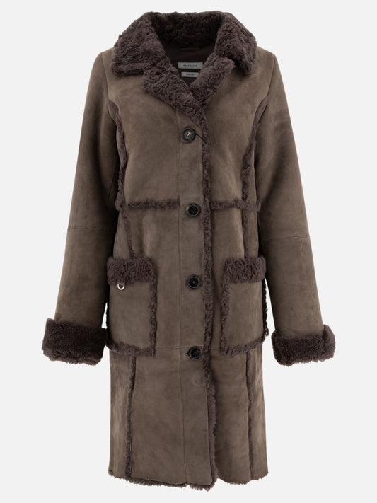 Long coats Solid colour  Grey - Saks Potts Women | PLP | VIETTI Online Store 
