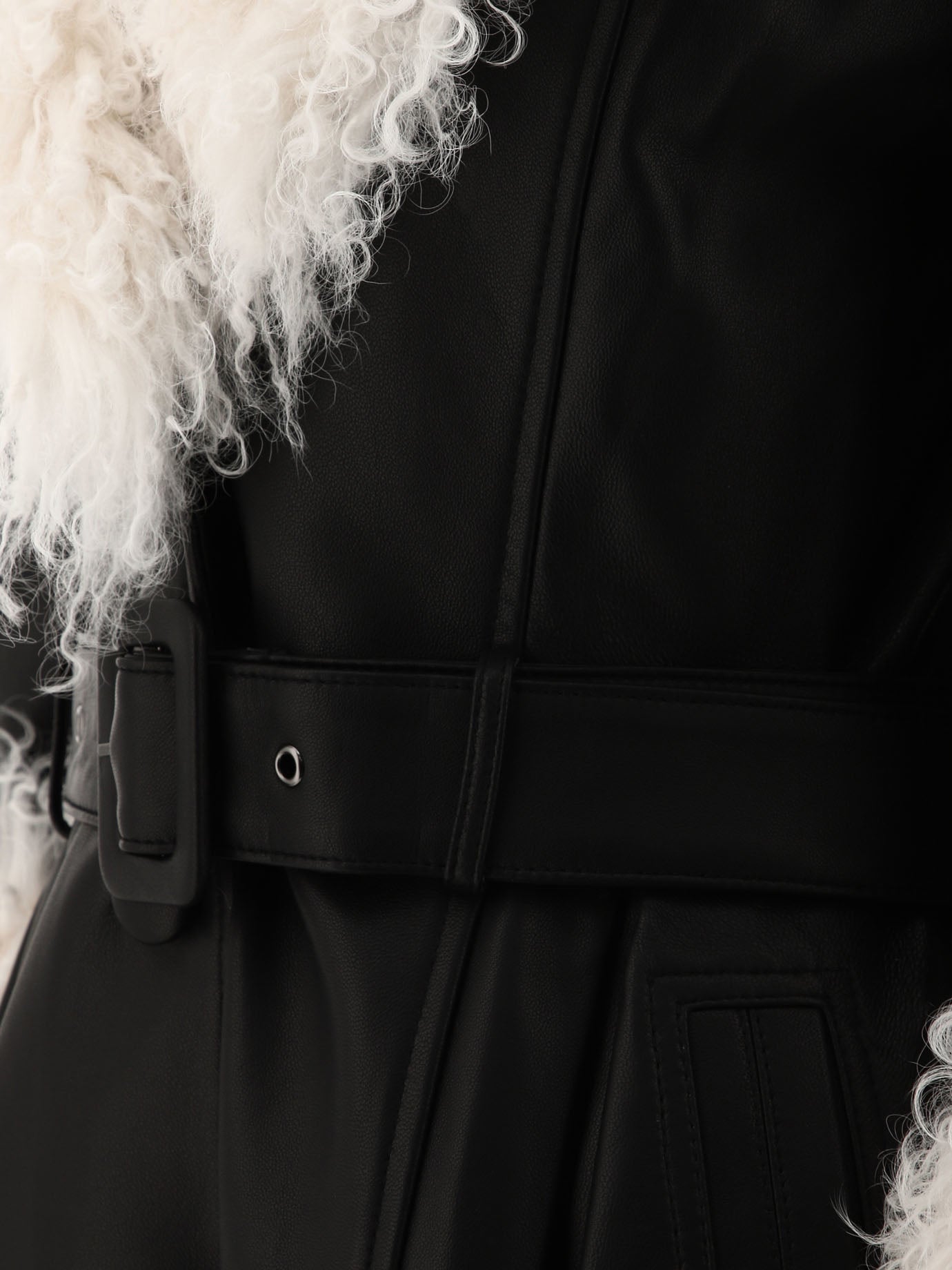 Long coats Solid colour  Black - Saks Potts Women | PDP | VIETTI Online Store | thumbnail_4