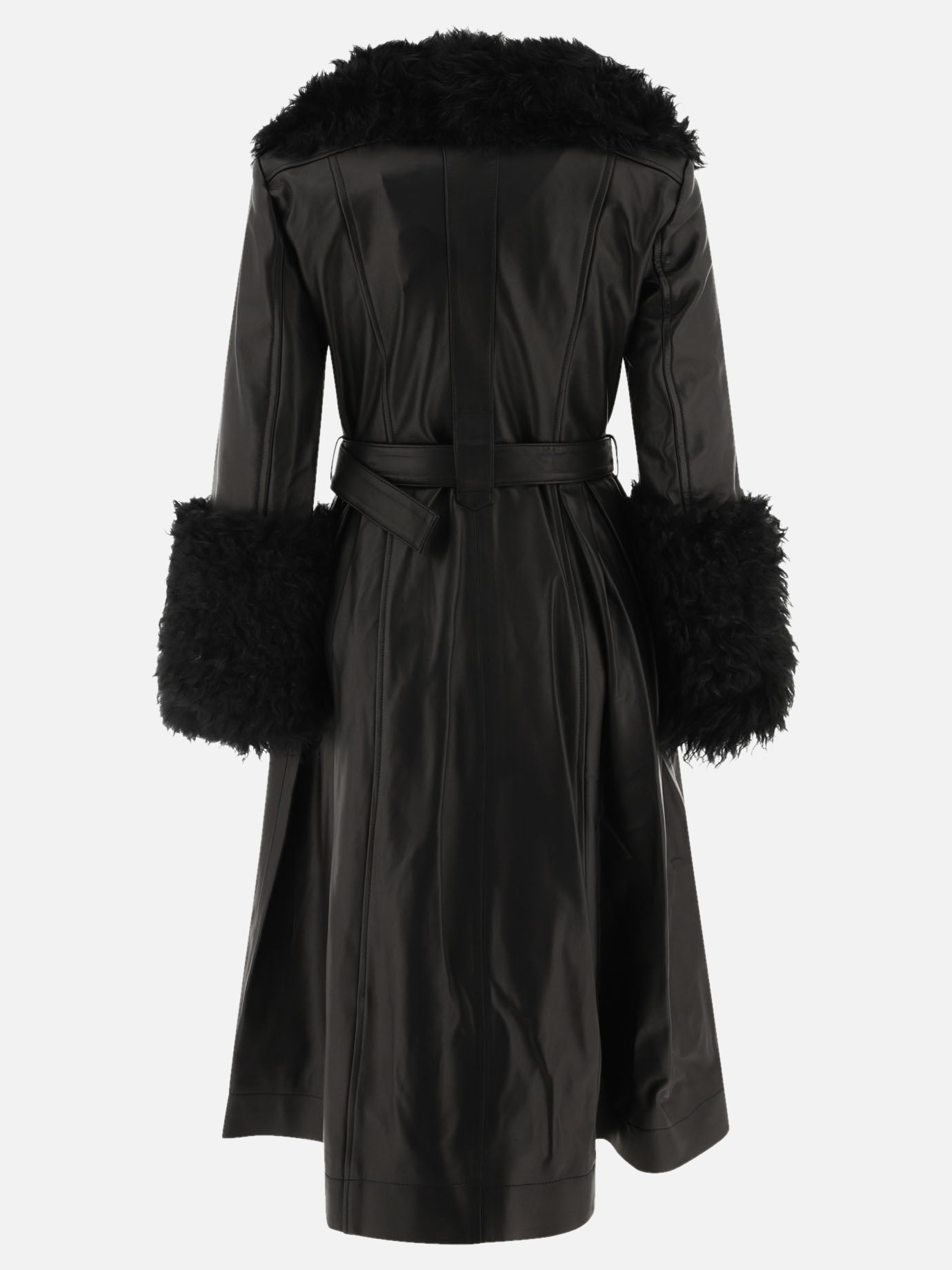 Long coats Solid colour  Black - Saks Potts Women | PDP | VIETTI Online Store | thumbnail_2