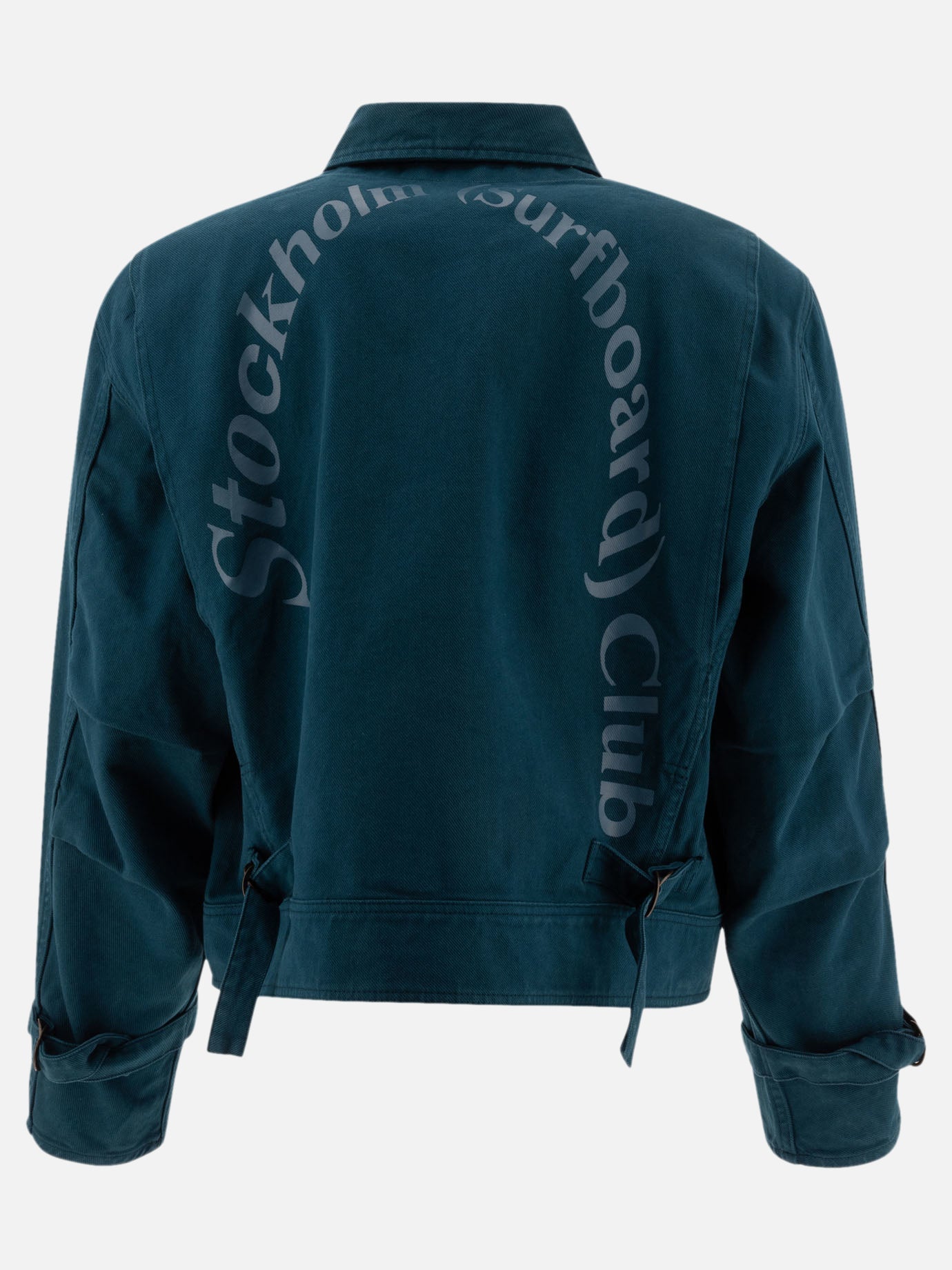 Quilted & Utility Jackets Solid colour  Blue - Stockholm Surfboard Club Men | PDP | VIETTI Online Store | thumbnail_2