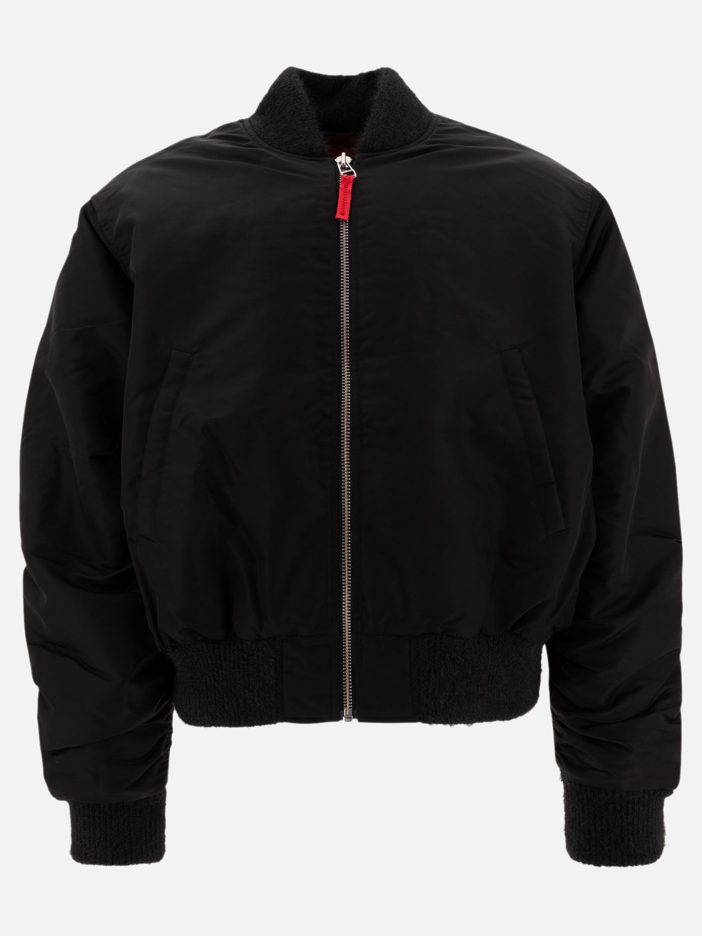 Bomber jackets Solid colour  Black - Stockholm Surfboard Club Men | PDP | VIETTI Online Store | Zoom-Modal
