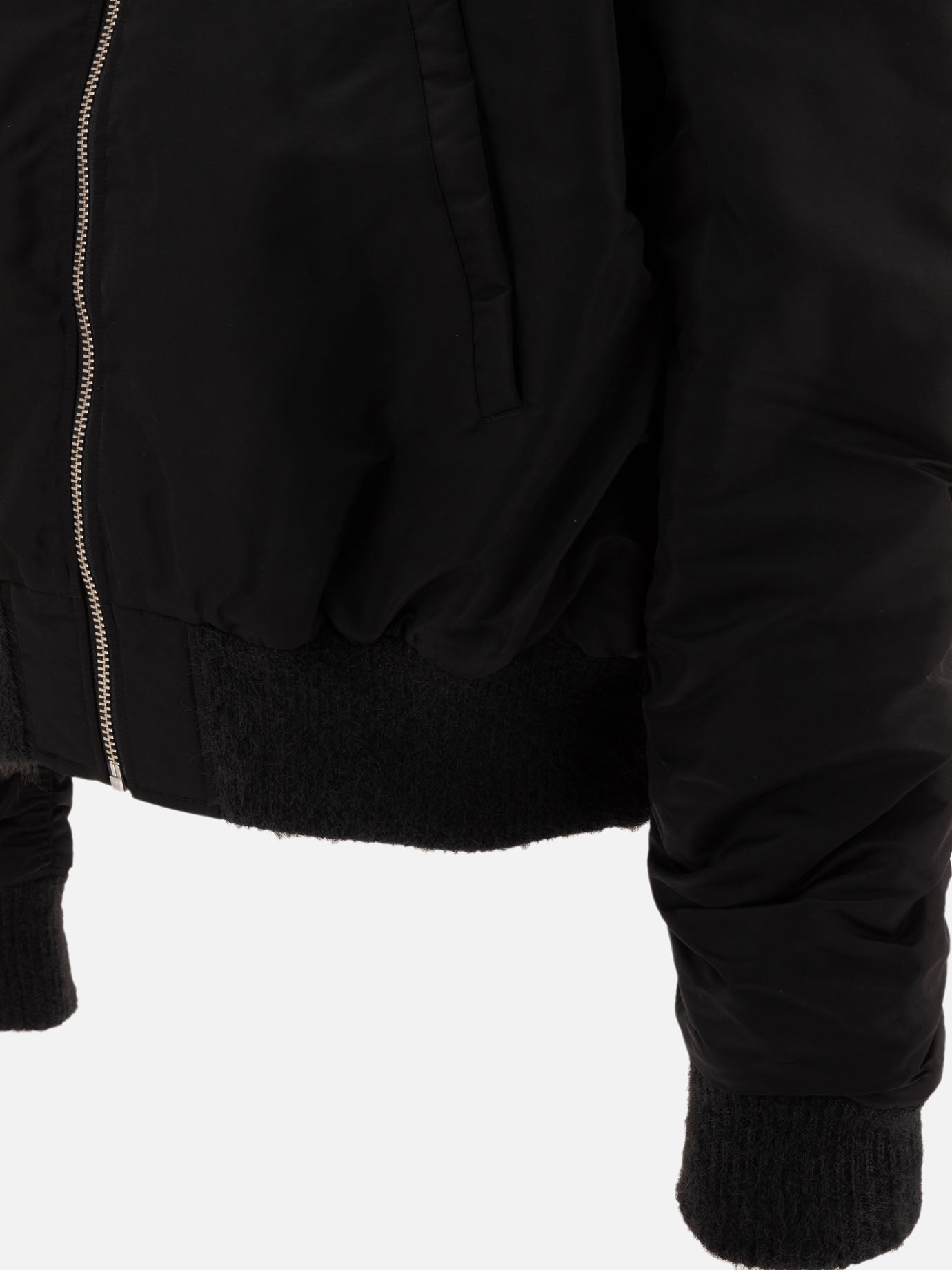 Bomber jackets Solid colour  Black - Stockholm Surfboard Club Men | PDP | VIETTI Online Store | thumbnail_4