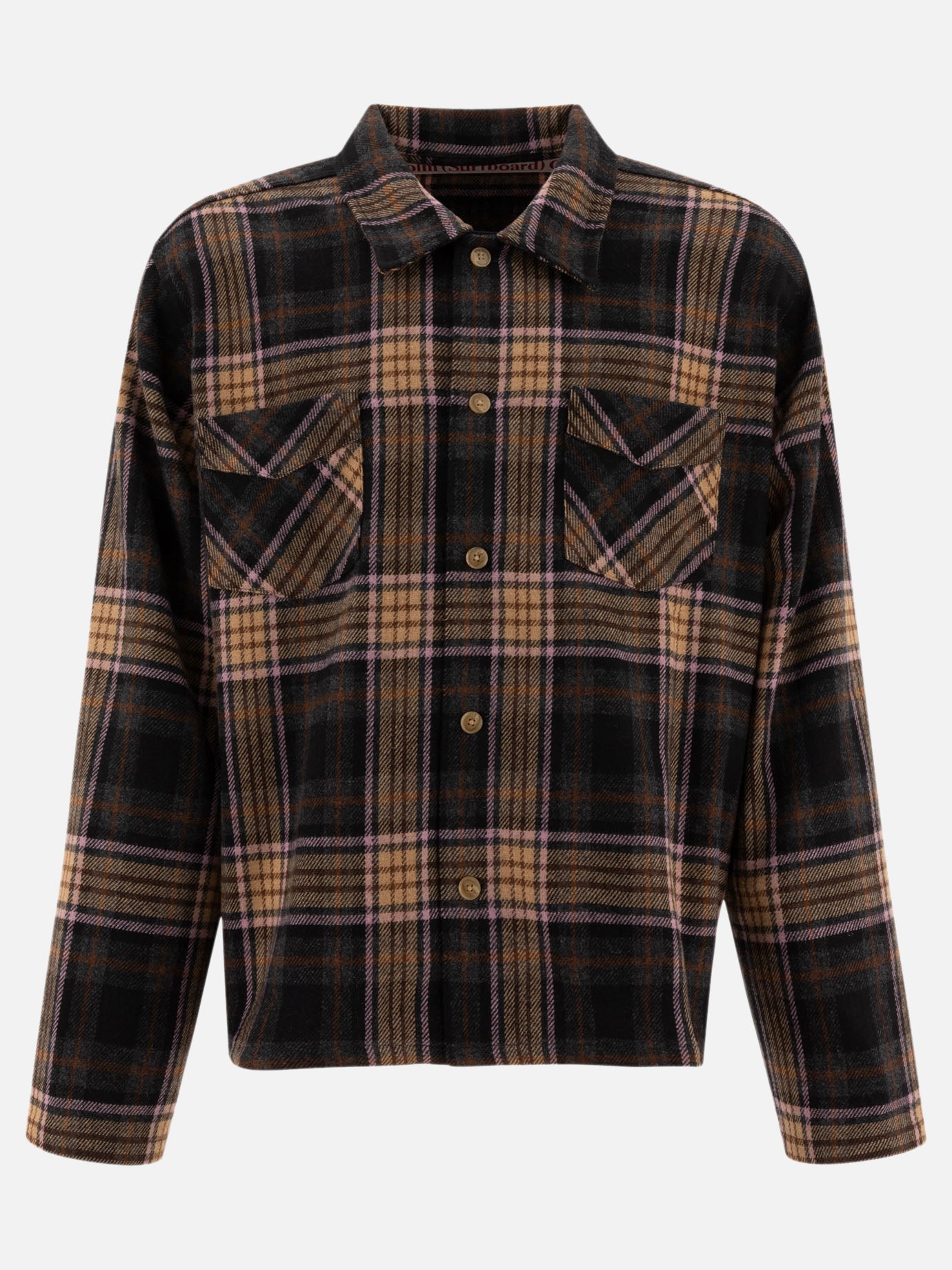 Overshirt jackets Plaid  Brown - Stockholm Surfboard Club Men | PDP | VIETTI Online Store | thumbnail