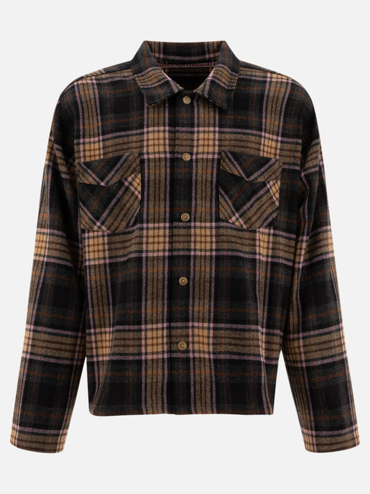 Overshirt jackets Plaid  Brown - Stockholm Surfboard Club Men | PLP | VIETTI Online Store 
