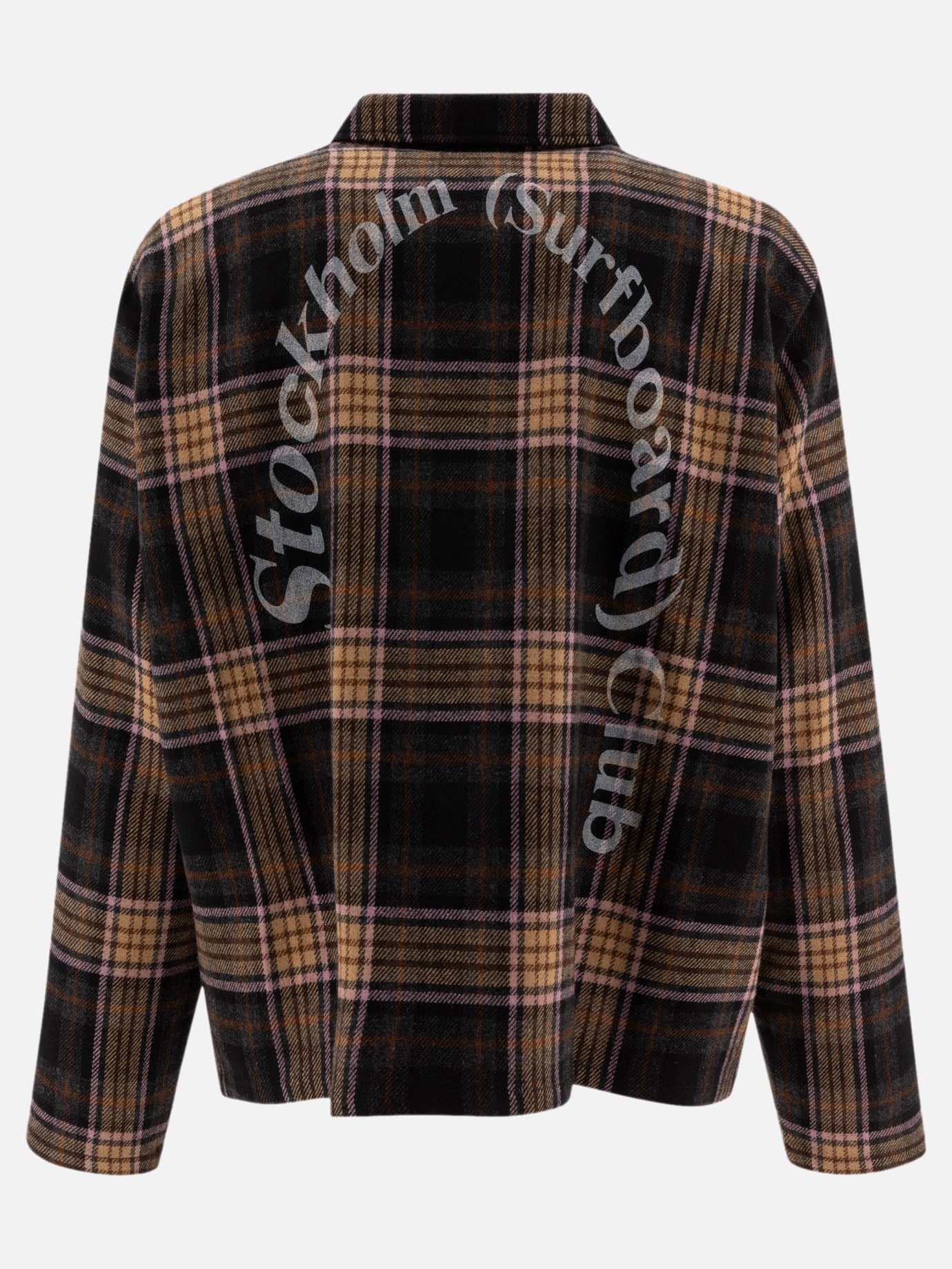 Overshirt jackets Plaid  Brown - Stockholm Surfboard Club Men | PDP | VIETTI Online Store | Zoom-Modal_2
