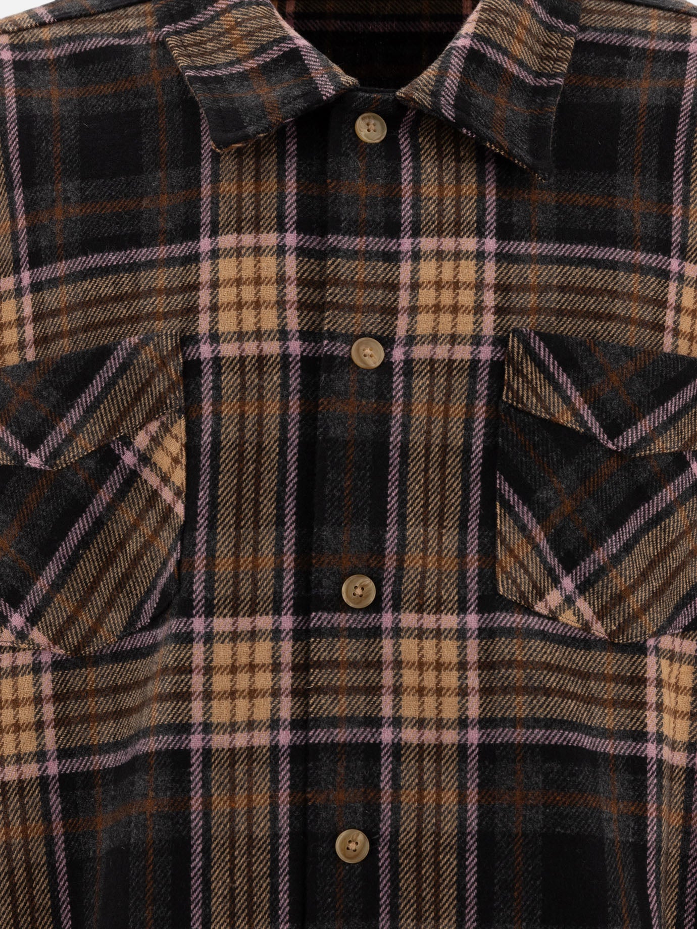 Overshirt jackets Plaid  Brown - Stockholm Surfboard Club Men | PDP | VIETTI Online Store | Zoom-Modal_3

