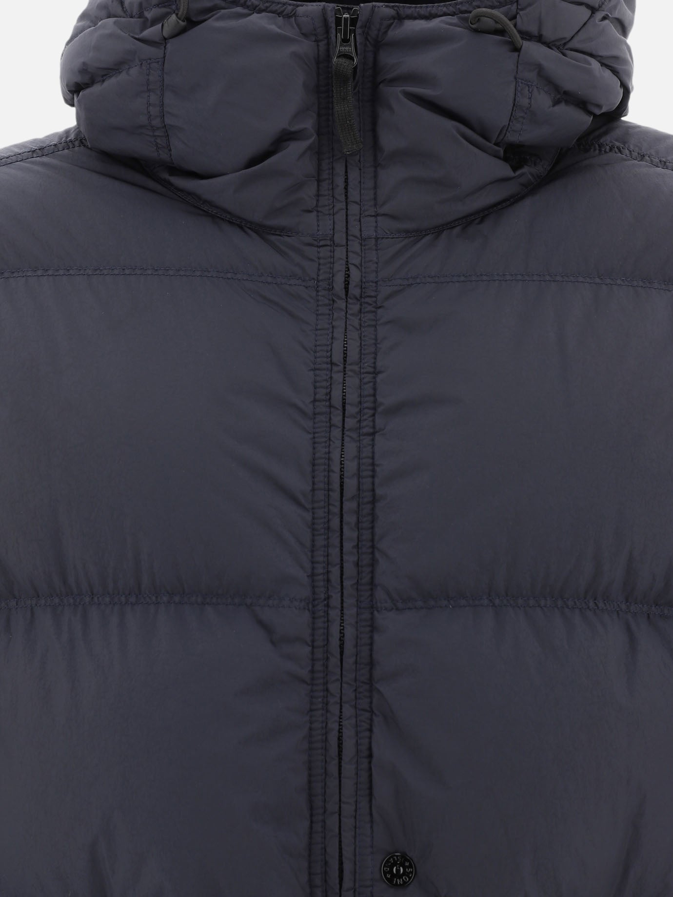 Down jackets Solid colour  Blue - Stone Island Men | PDP | VIETTI Online Store | thumbnail_3