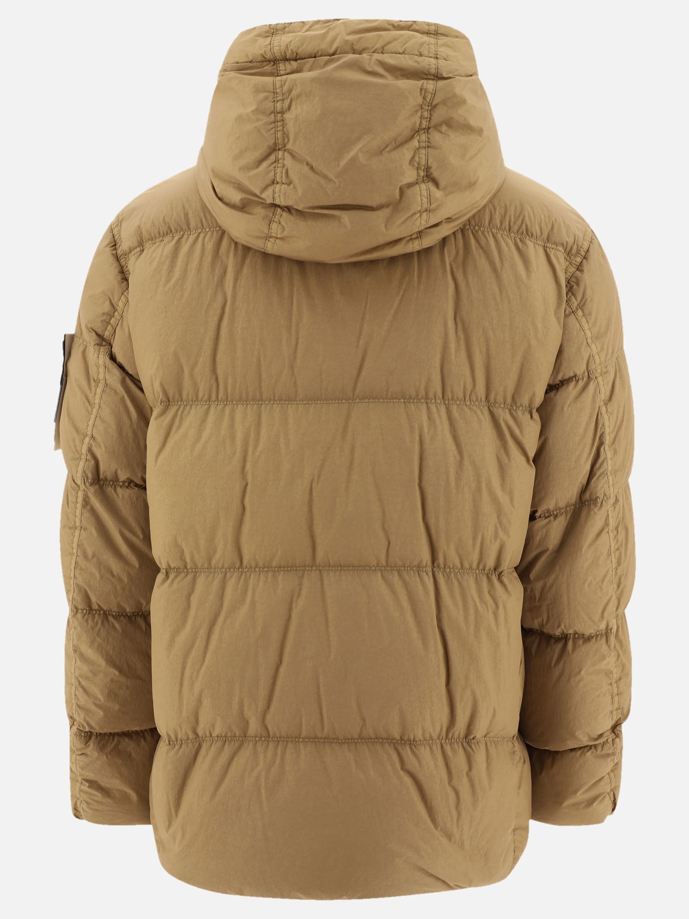 Down jackets Solid colour  Brown - Stone Island Men | PDP | VIETTI Online Store | thumbnail_2