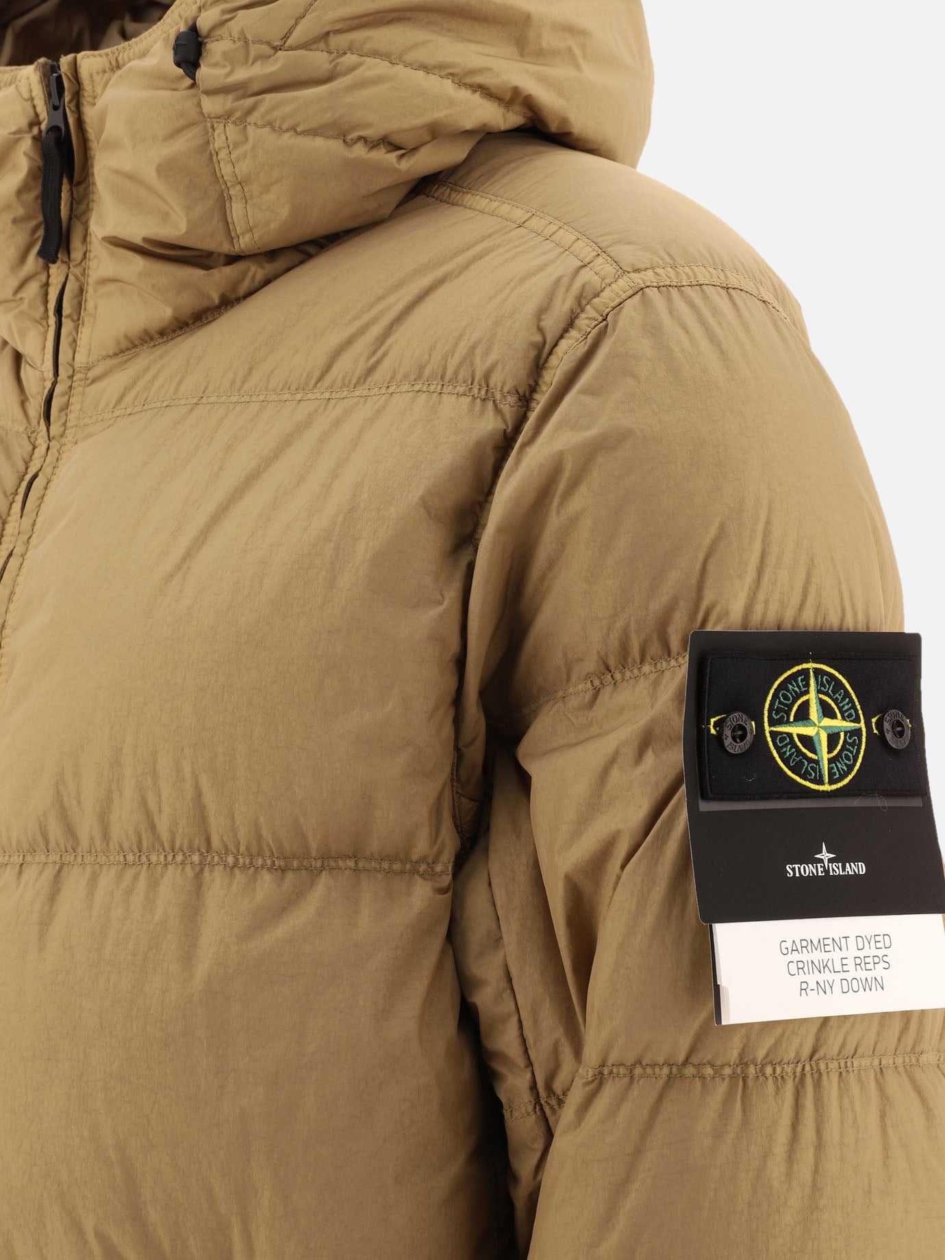 Down jackets Solid colour  Brown - Stone Island Men | PDP | VIETTI Online Store | Zoom-Modal_4
