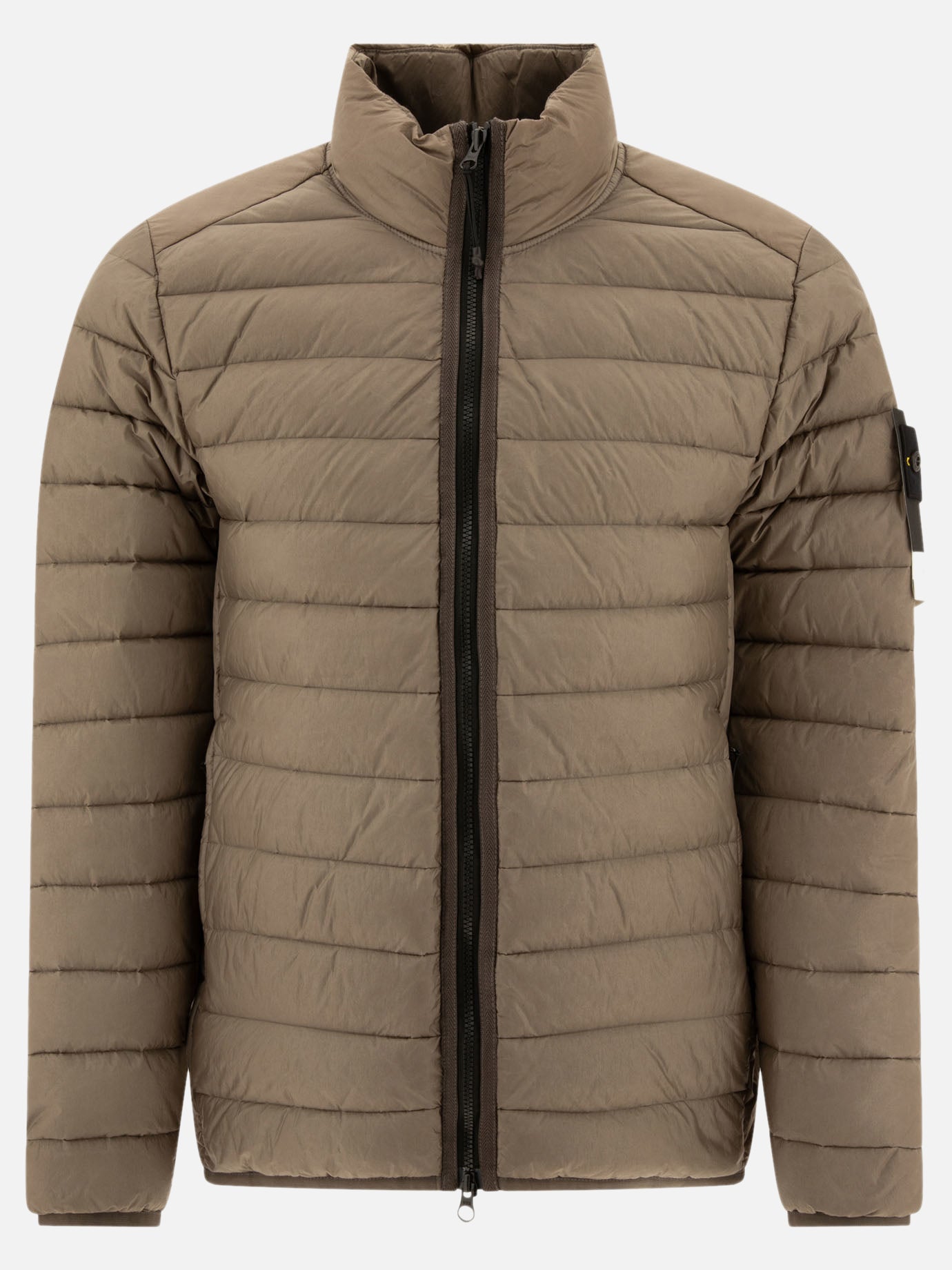 Down jackets Solid colour  Beige - Stone Island Men | PDP | VIETTI Online Store | thumbnail