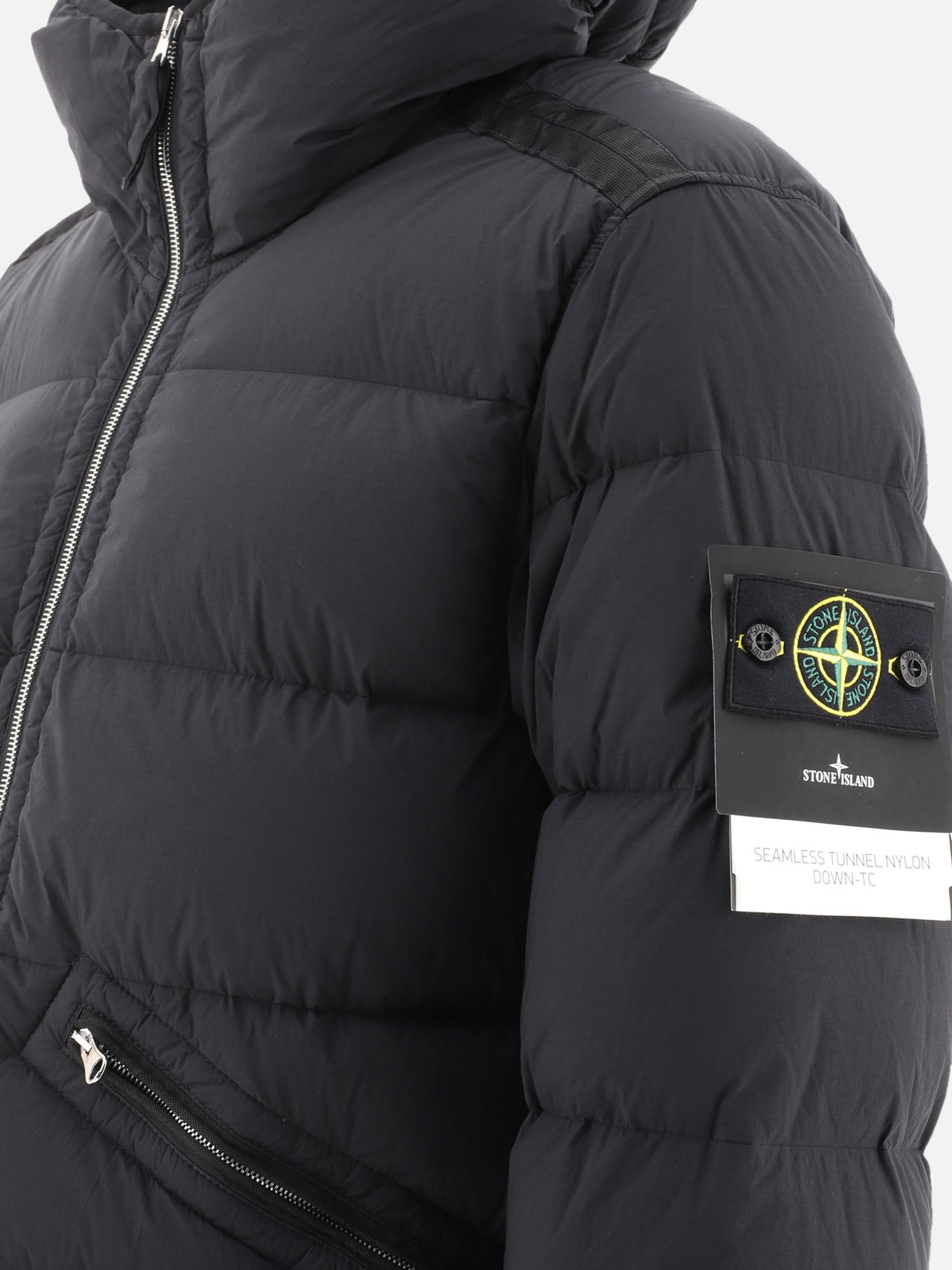 Down jackets Solid colour  Black - Stone Island Men | PDP | VIETTI Online Store | Zoom-Modal_4
