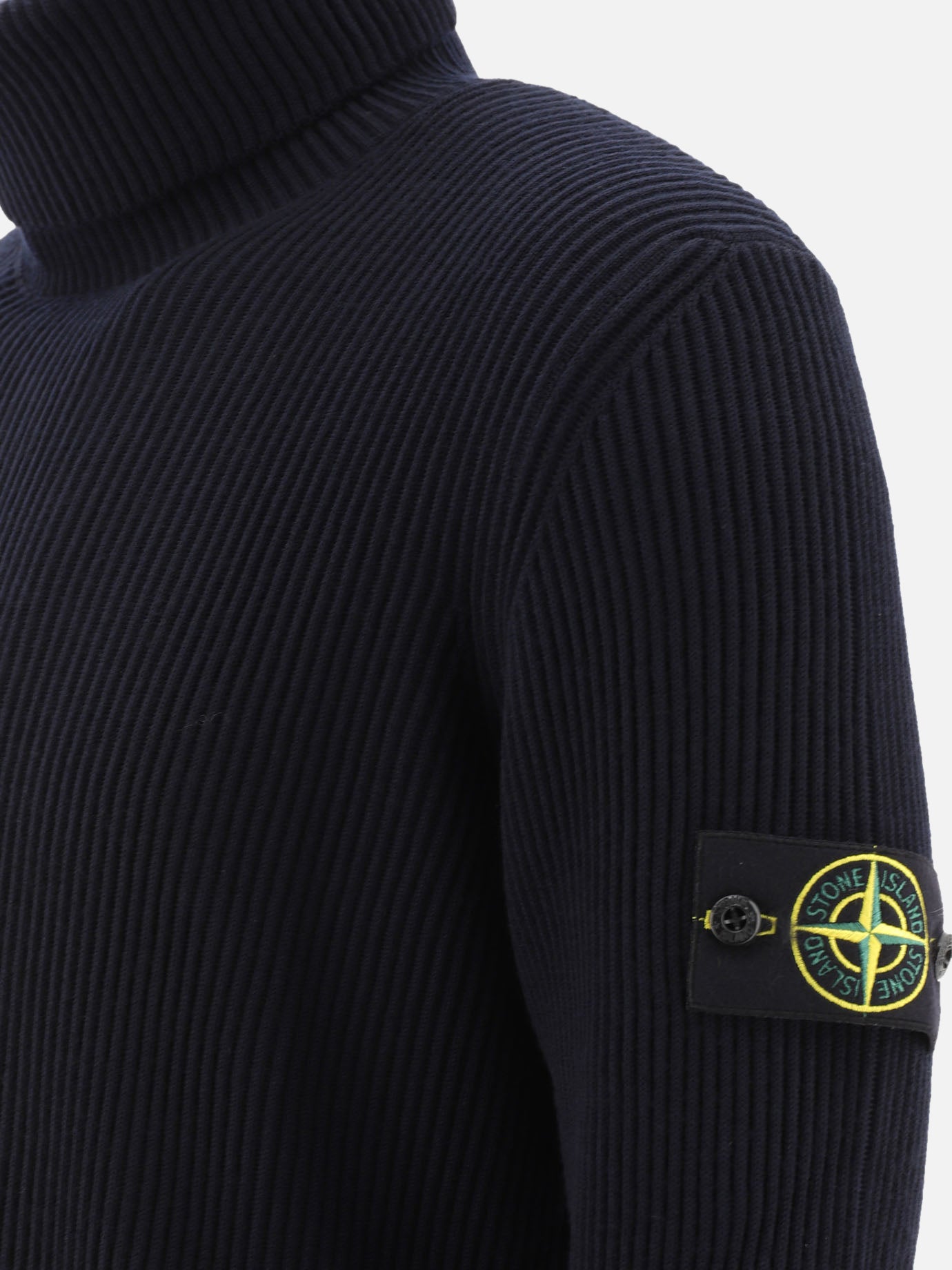 "Compass" ribbed turtleneck sweater