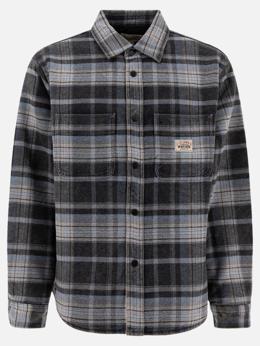 Stüssy "Heavy Washed" overshirt jacket Blue