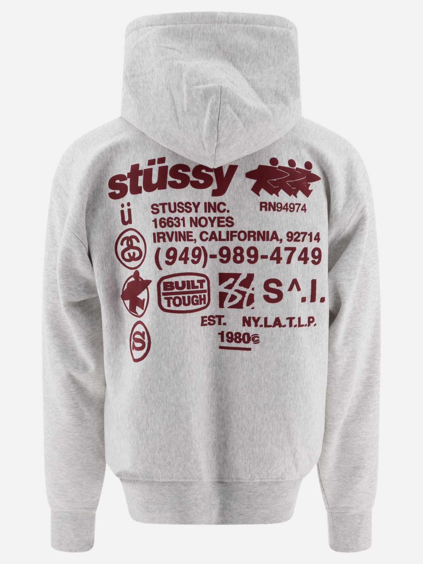 Stüssy "DNA" hoodie Grey