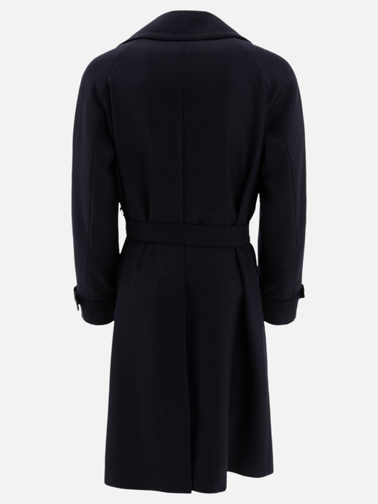Long coats Solid colour  Blue - Tagliatore Men | PLP | VIETTI Online Store | 2
