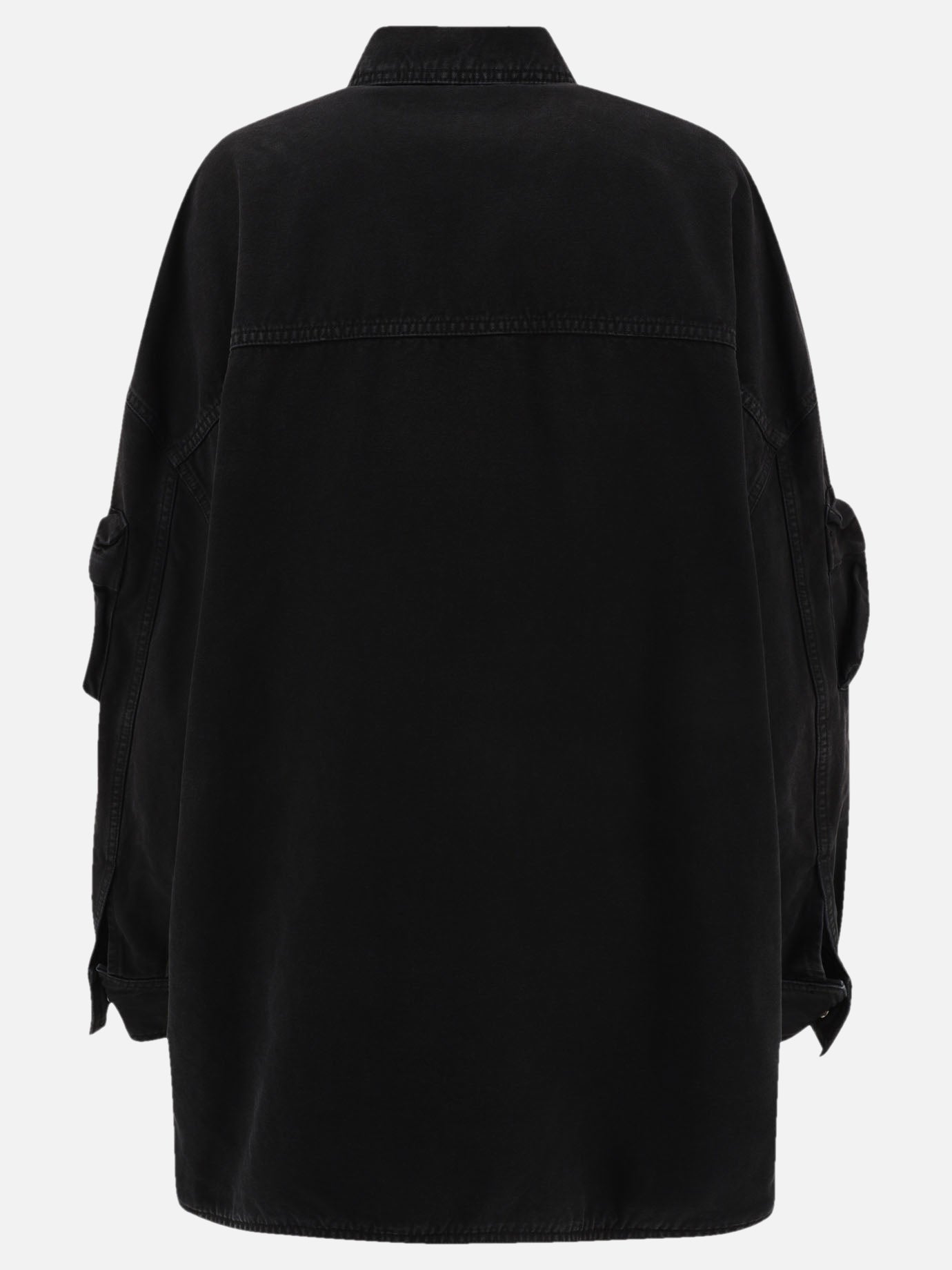 Long coats Solid colour  Black - The Attico Women | PDP | VIETTI Online Store | thumbnail_2
